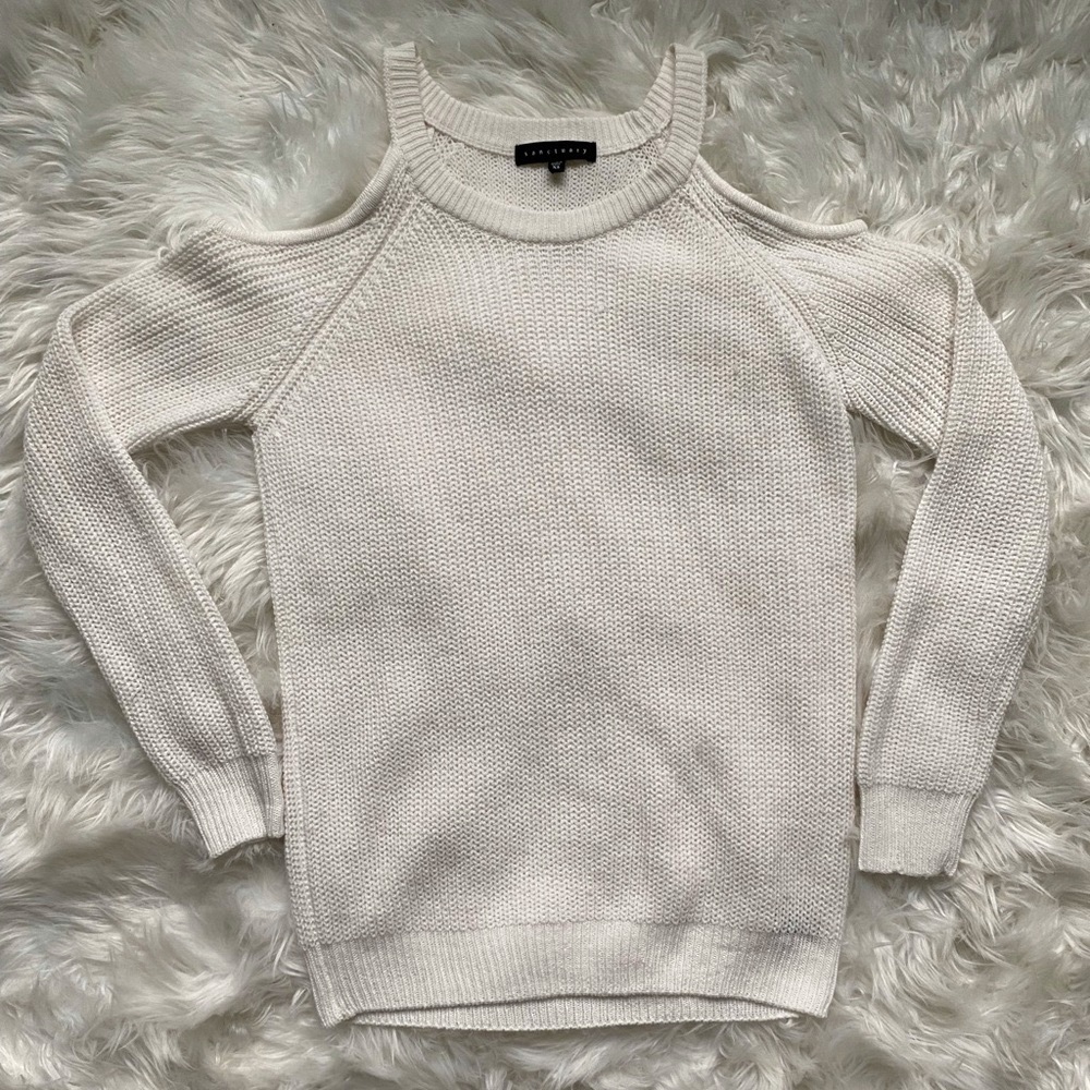 XS Sanctuary Shoulder Cut Out Sweater